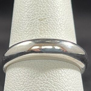 Sterling Silver Dome Band
